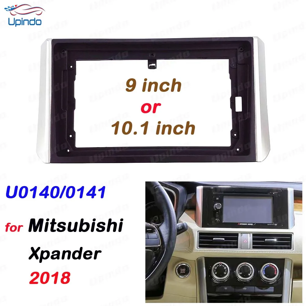 

2 Din 9 or 10.1 Inch Car Radio Installation DVD GPS Mp5 Plastic Fascia Panel Frame Dash Mount Kit for Mitsubishi Xpander 2018+