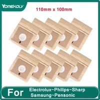 for electrolux philips sharp samsung pensonic vacuum cleaner paper dust bags 110mm x 100mm replacement home appliance