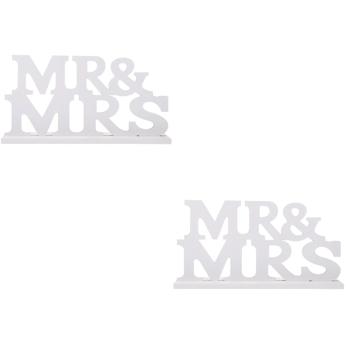 

2x Wedding Anniversary Personalized Bridal Table Centerpiece Mrs And Mrs Letter Sign Mrs And Mrs Sign