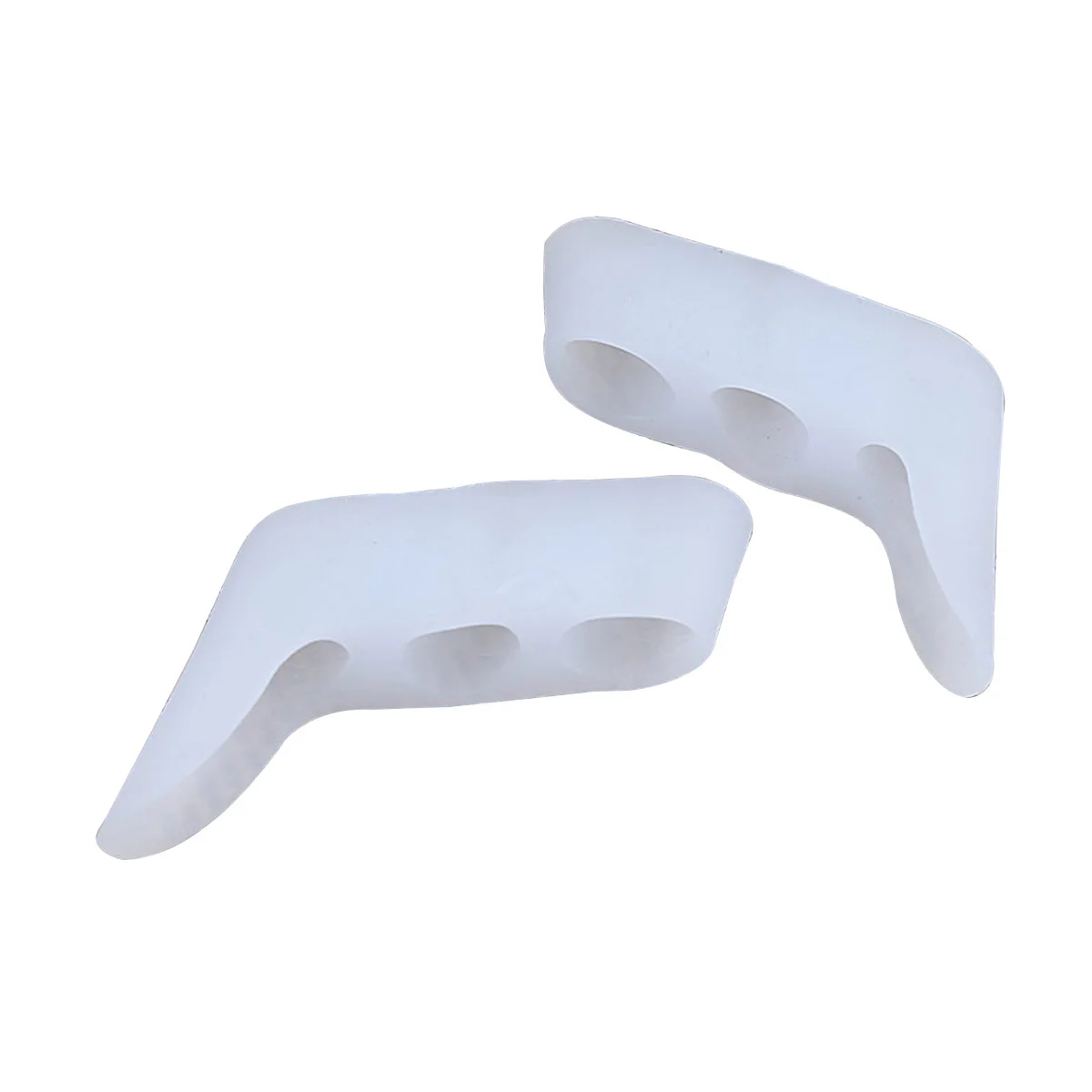 

1 Pair of Pinky Toe Separator Straightener Toe Separators for Pinky Toe (White)