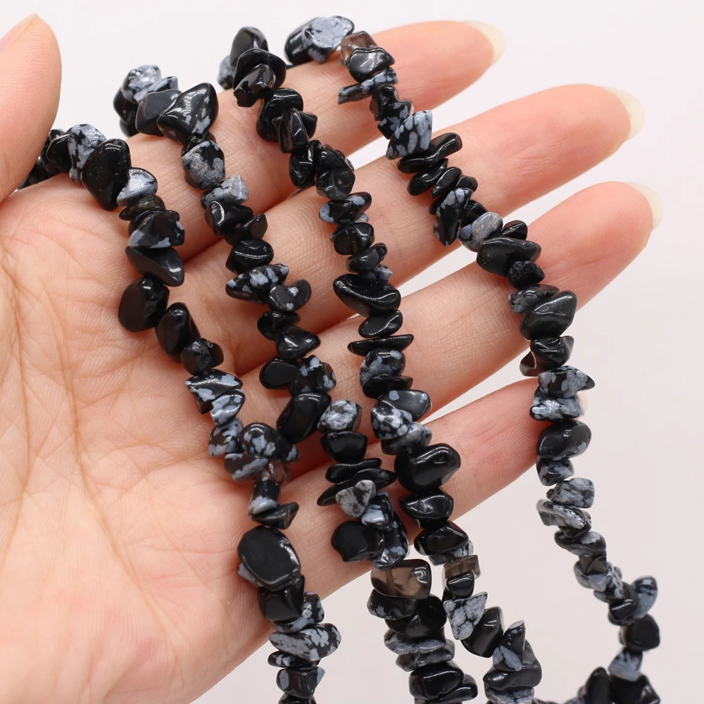 

Natural Semi-precious Stone Faceted Gravel Beaded Snowflake Stones for Jewelry Making Bracelet DIY Necklace Accessorie Wholesale