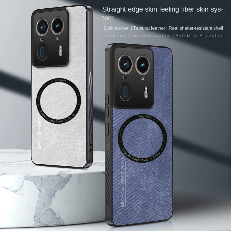 Магнитный беспроводной Чехол Magsafe для Motorola Moto x50 Edge 50 Ultra Pro 40 neo 30 G85 силиконовый