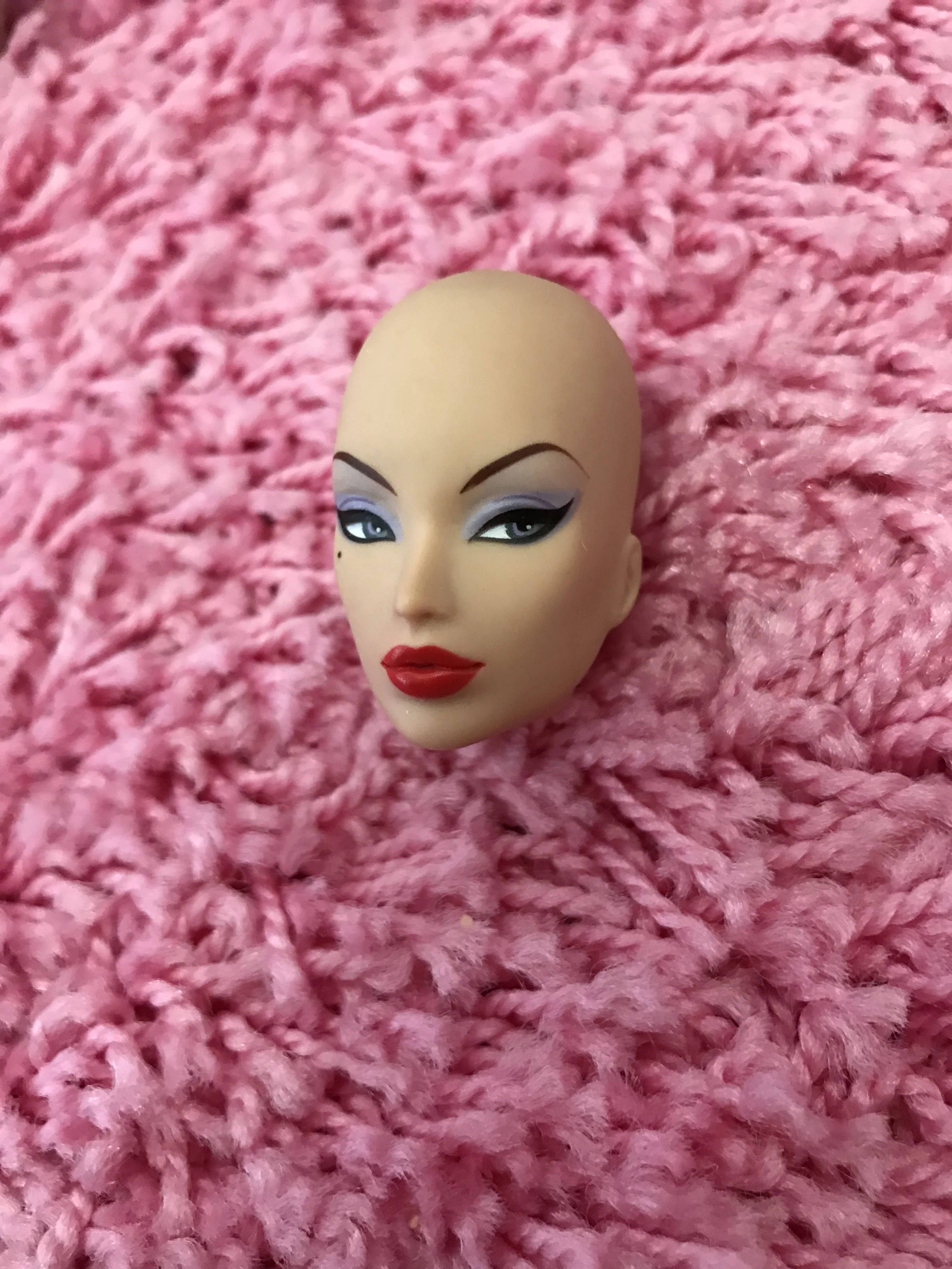 

30cm Original FR head IT doll heads Fashion license head quality doll heads girls Dressing DIY toy parts