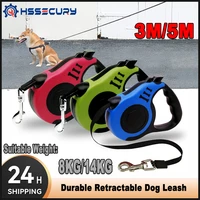 3m5m durable retractable dog leash automatic retractable nylon dog leash dog and cat leash for small and medium pet tools