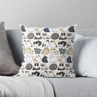 pillowslip cats cats cats throw pillow 100 cotton decor pillow case home cushion cover 4545cm