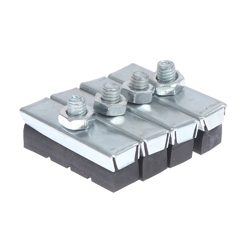 

4Pcs Vintage Bike Brake Blocks For Classic Bike Cycling Caliper V-Brake Pads Braking Shoes Holder