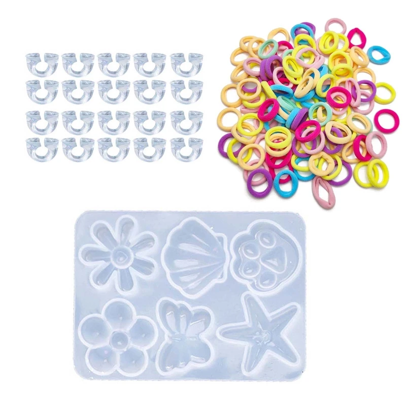 

Силиконовая форма для украшений «сделай сам», формы для отливания эпоксидной смолы с кольцами для полотенца «сделай сам»