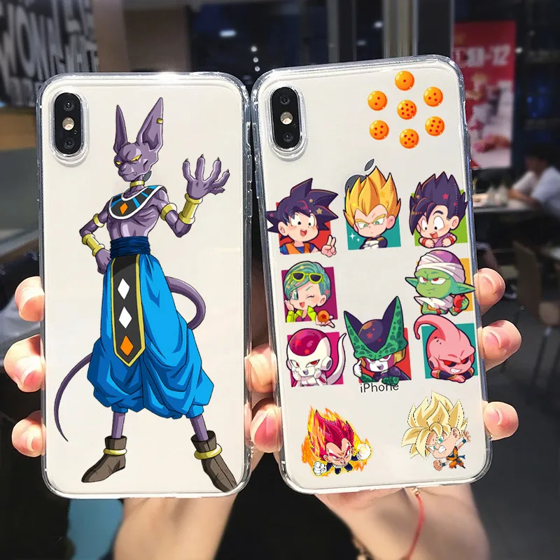 Прозрачный силиконовый чехол Dragonball для Apple IPhone 13 12 Mini 11 Pro XS MAX XR X 8 7 6 6S 5 Plus SE |