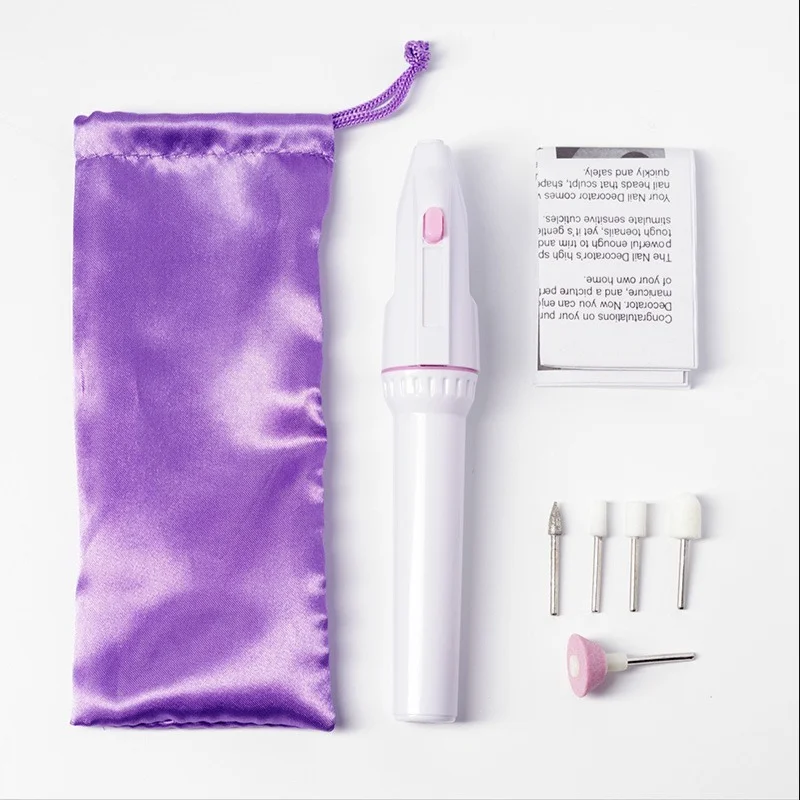 Профессиональная электрическая мини-дрель для ногтей набор инструментов 5 в 1 с