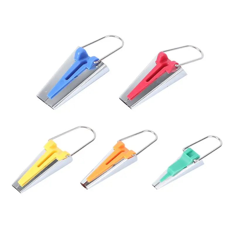 

5PCS Sewing Binding Kit Bias Tape Maker Tool Binder Maker Kit Diy Bias Tape Makers Binding Tape Maker Quilting Tape Maker
