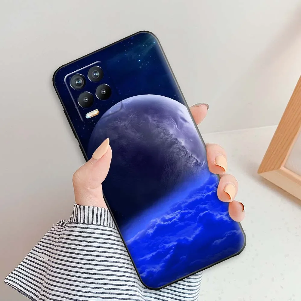 Задняя крышка для Realme 8 5G чехол RMX3241 задняя из мягкого силикона