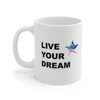live your dream patriotic mug