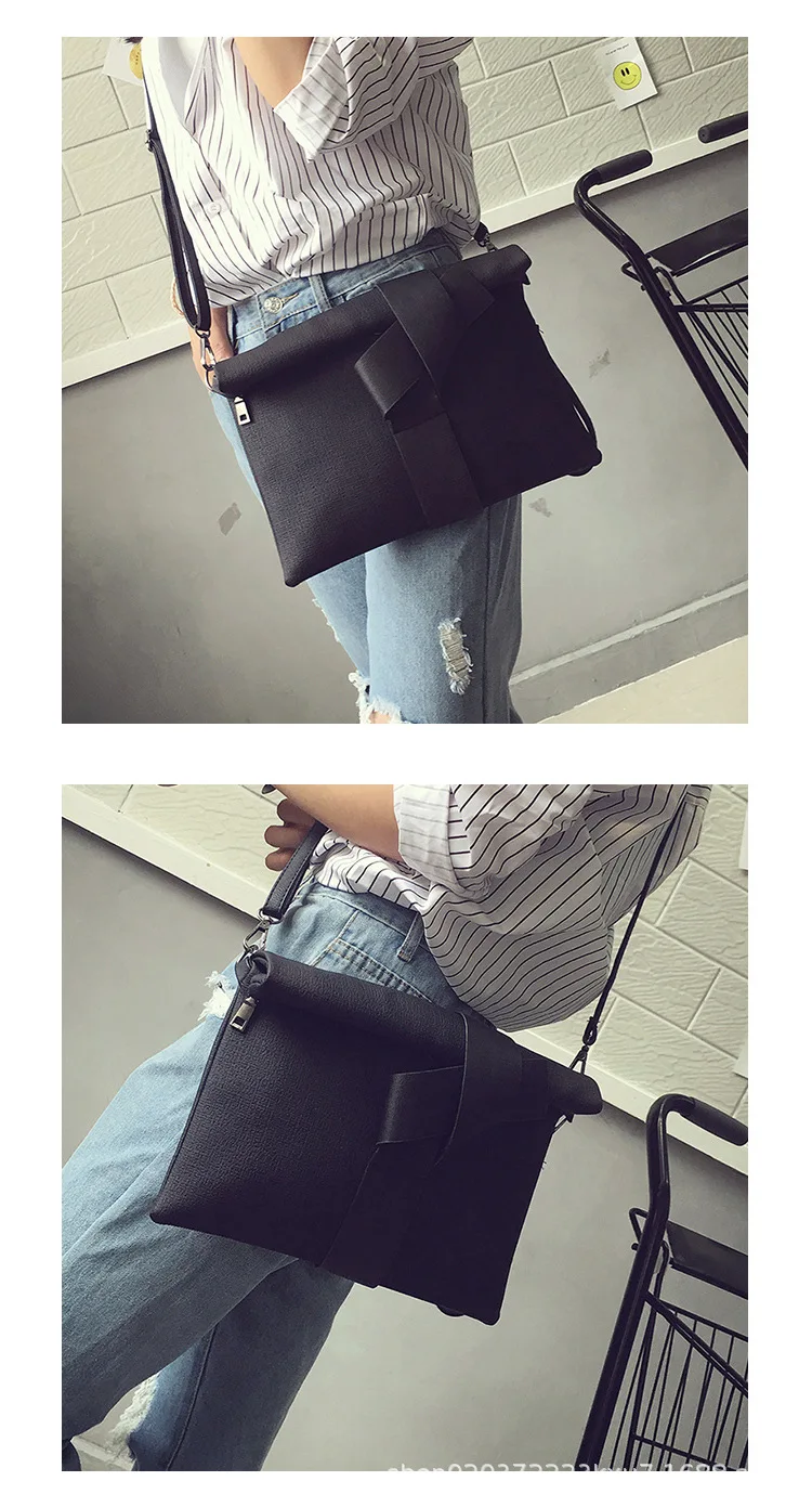 2022 New Clutch Trend Contrasting Color Bag Envelope Bag Tramp Tote Bag Women's Fashion Simple Large Bag Messenger Bag