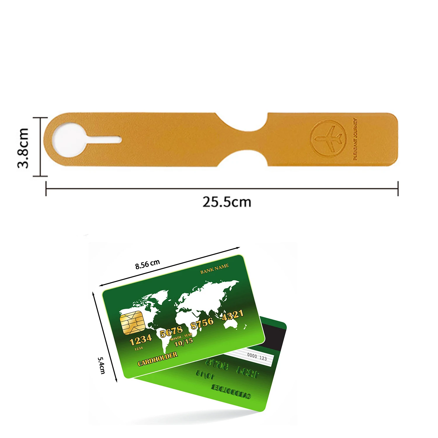 1 шт. этикетка-идентификатор для чемодана из ПУ кожи