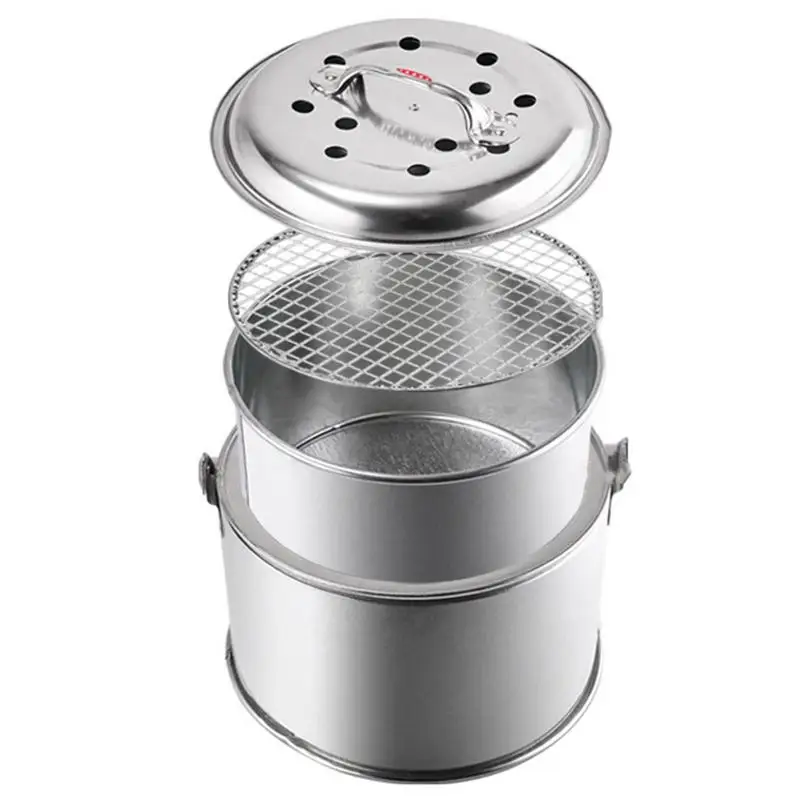 

Outdoor Fire Pit Stainless Steel BBQ Grill For Camping Portable Multipurpose Warming Tools For Camping Home Outdoor Activities