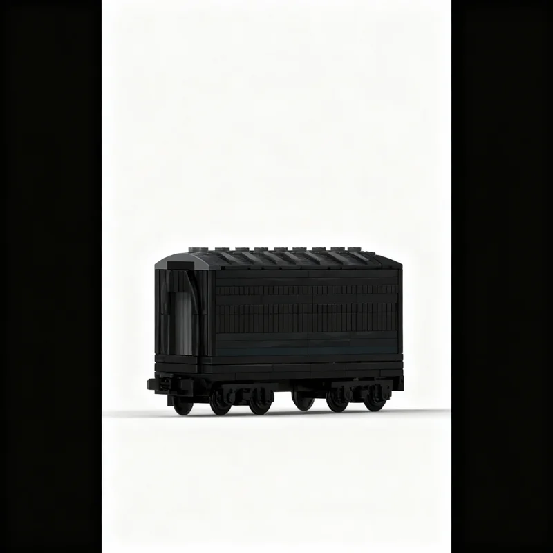 Фото 382 детали MOC Creator 4 Wide BR: Модель регионального поезда-вагона, конструктор, игрушка для сборки, рождественский подарок, DIY для детей №2