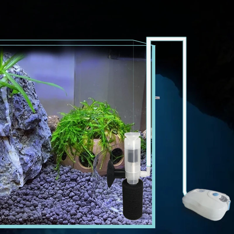 Многослойный аквариумный фильтр для рыб прочный мини-трубчатый внутренний