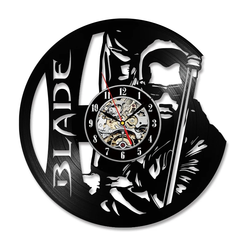 

Знаменитые настенные часы с виниловой пластиной в японском стиле, современный дизайн, 3D наклейки, тематические часы с фильмом, настенные ча...