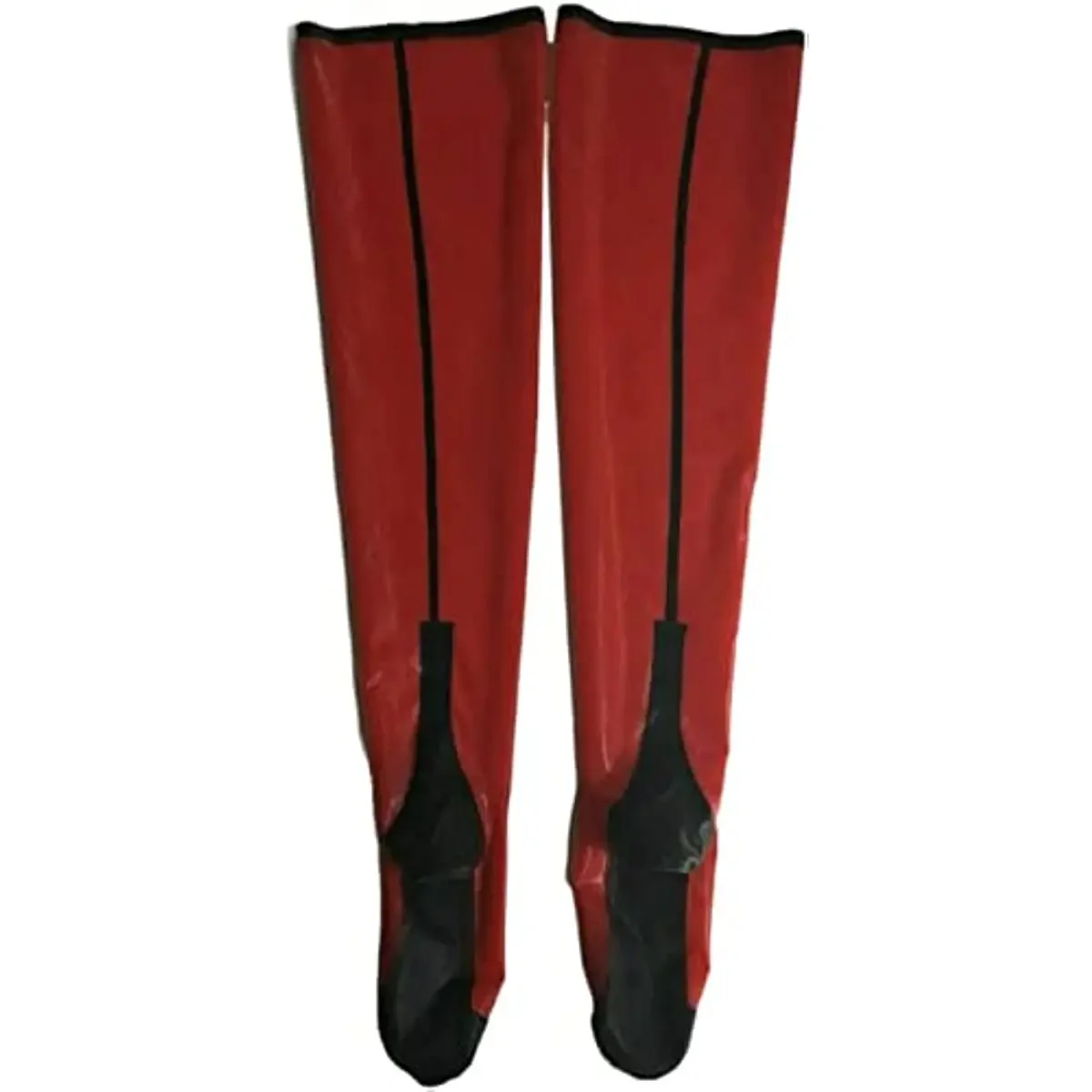 Латексные чулки ручной работы резиновый комбинезон Gummi длинные узкие носки для