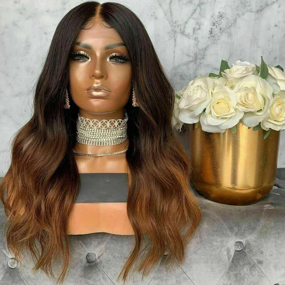 1B/33 Ombre Body Wave Human Hair Wigs Pre Plucked Peruvian Remy 13x4 Lace Front Frontal Wigs 13x6 Women 4x4 Closure Wig 250%