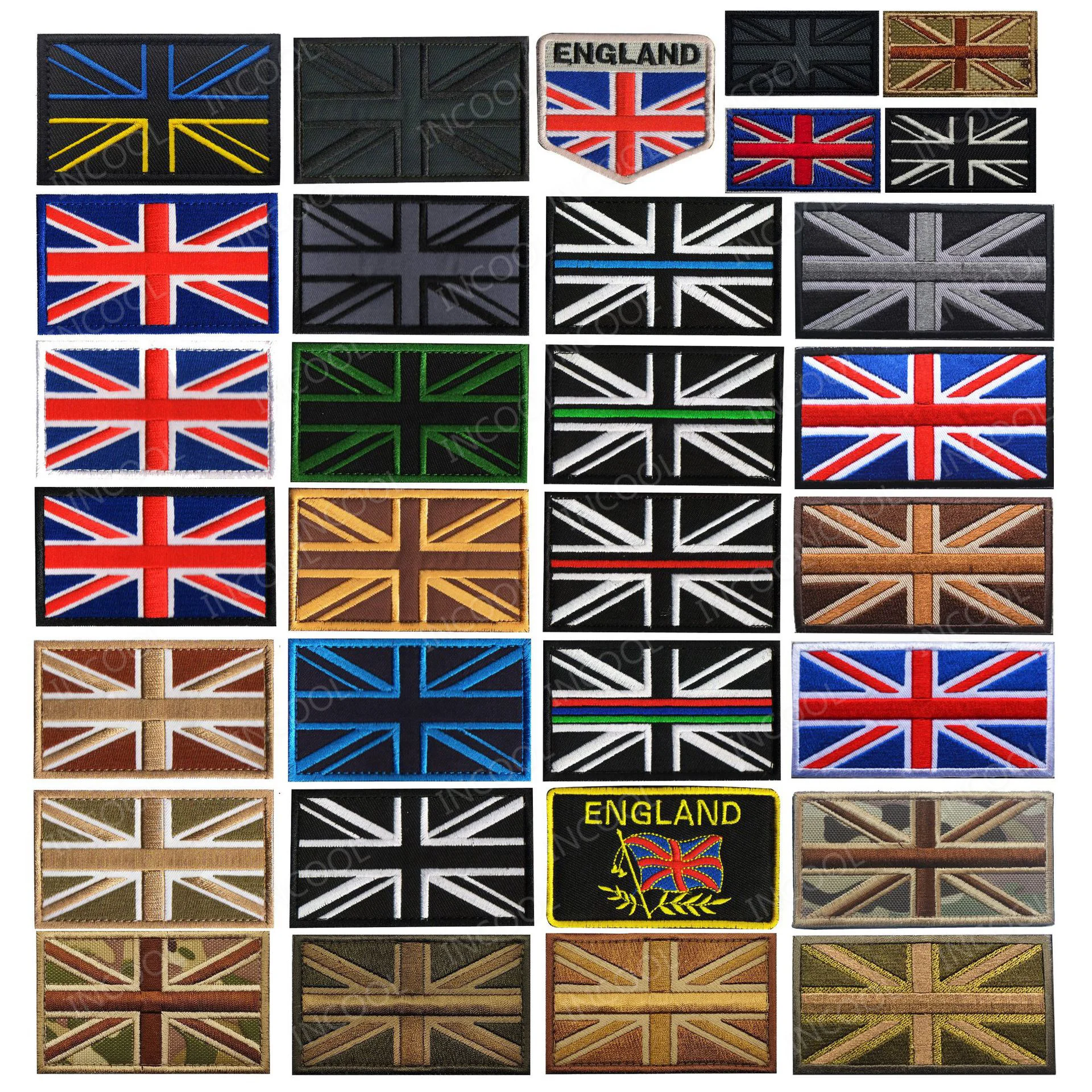 Тактическая повязка на руку с вышивкой флага Великобритании