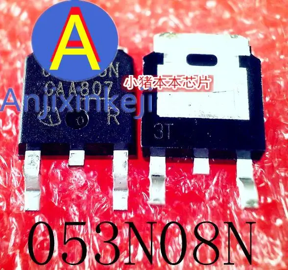 

10 шт. 100% оригинальный новый IPD053N08N3G Silkscreen 053N08N TO-252