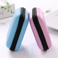 2022earphone wire organizer box data line cables storage box case container coin headphone protective box case container