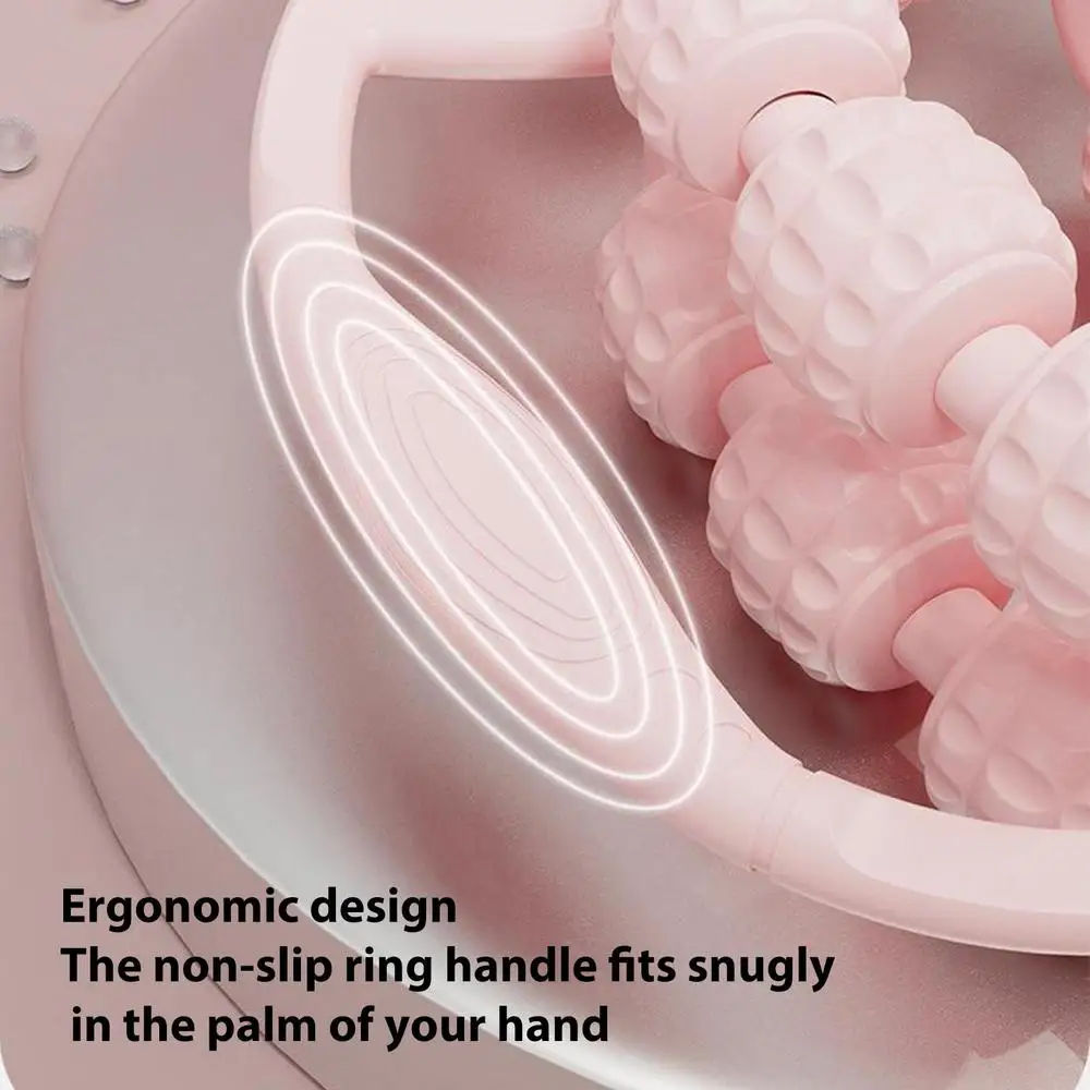 360-градусный 15-колесный кольцевой массажер с зажимом для ног антицеллюлитный