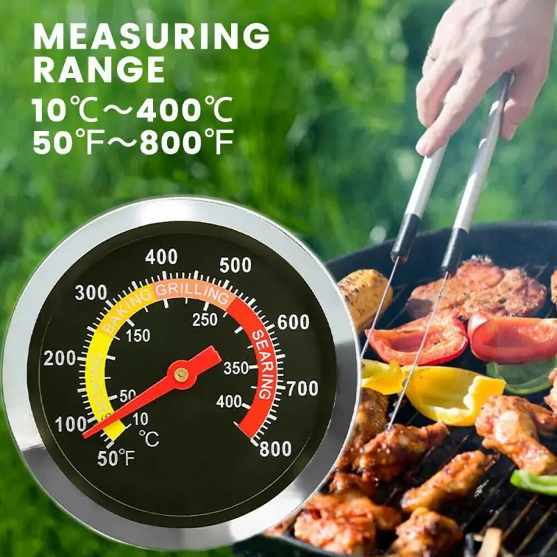

Stainless Steel Oven Thermometer Barbecue Thermometer Stainless Steel Hole On Your Pit Smoker Grill Cooking Meat Food Measureme