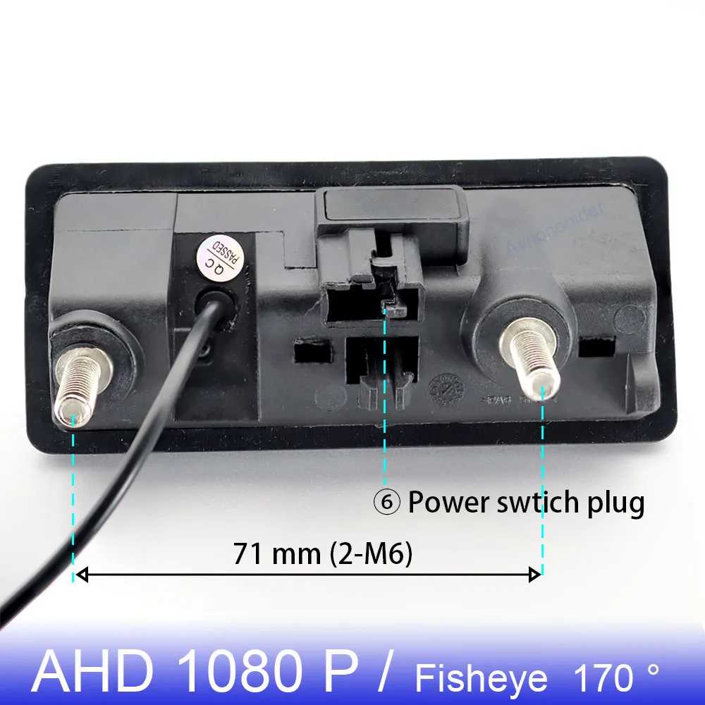 AHD 1080P Автомобильная грузовая ручка камеры заднего вида для VW Volkswagen Golf Passat B7 B6 Tiguan