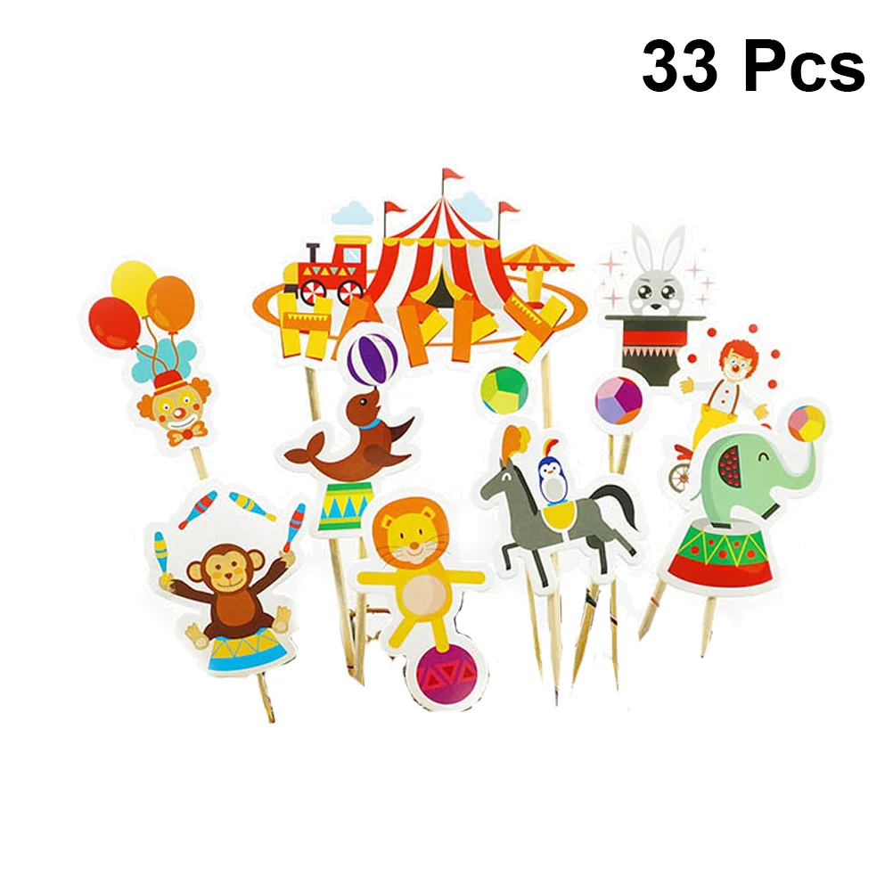 

Circus Birthday Cake Party First Carnival Topper Decoration Clown Decorations Theme Supplies