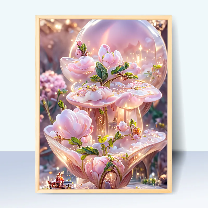 

3507Ann-Tulip diy digital oil painting oil painting acrylic flower painting explosion hand-filled landscape painting