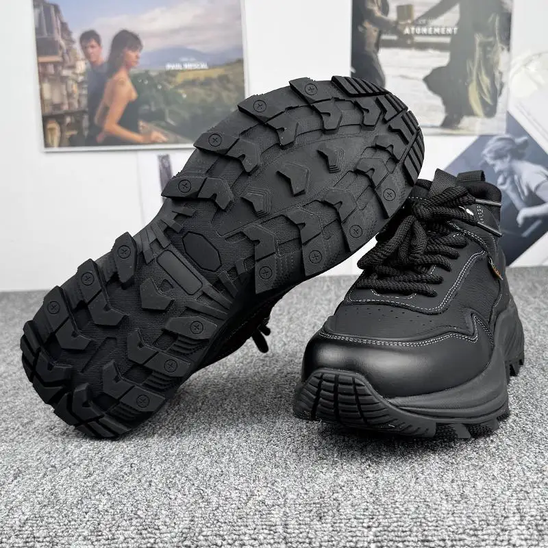 Туфли на хлопковой подкладке. Мужские зимние теплые туфли флисовой