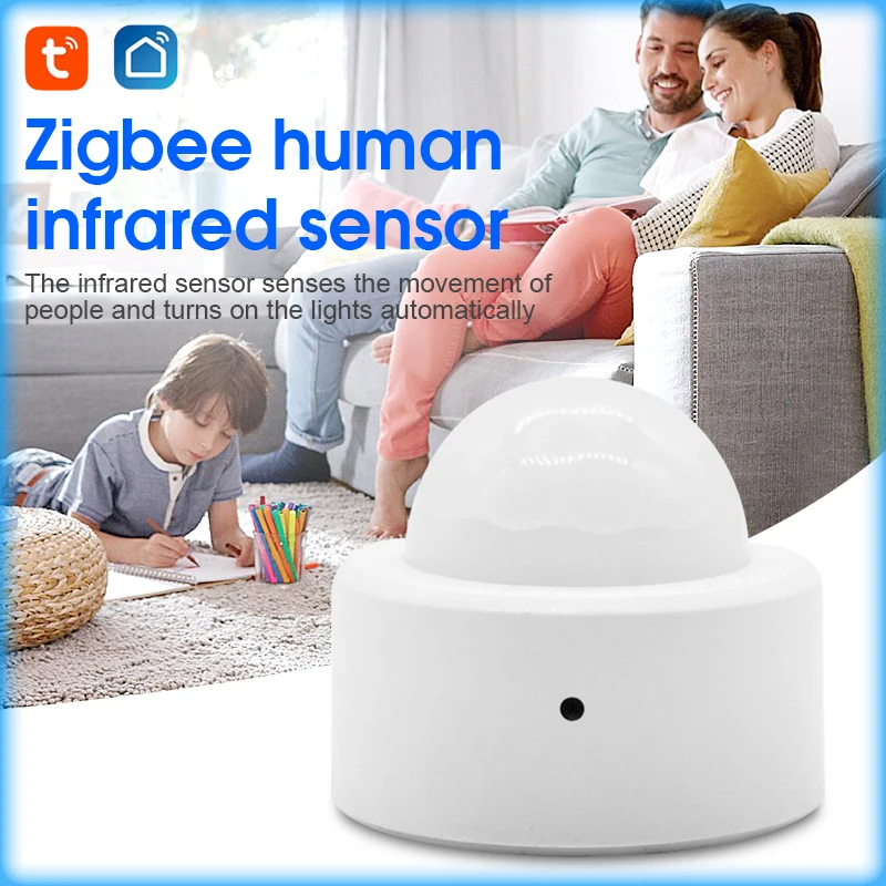 Датчик движения AUBESS ZigBee Tuya инфракрасный датчик присутствия человека детектор