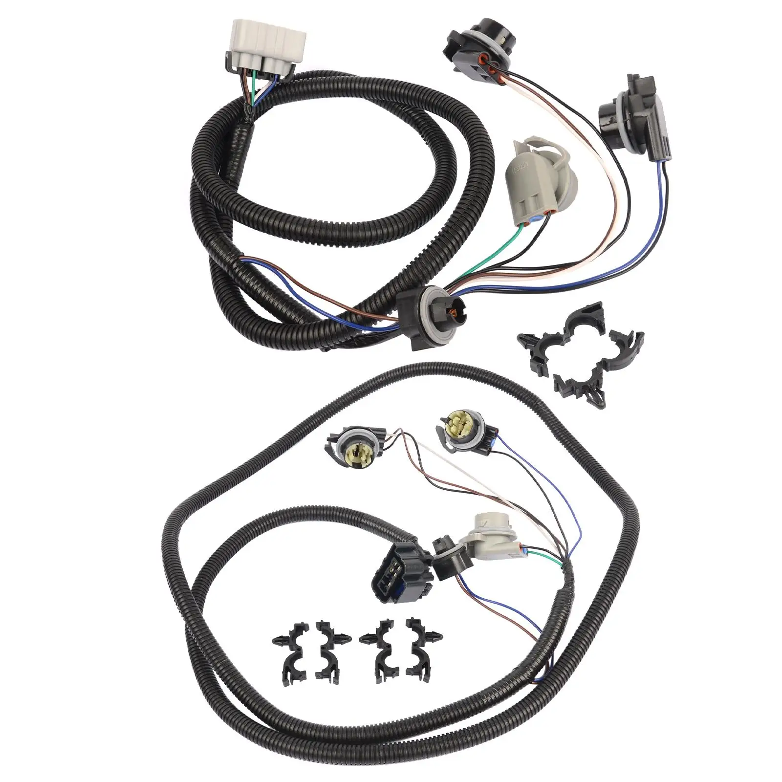 

AP02 Rear Right +Left Tail Light Wiring Harness 16531401 16531402 For Chevy Silverado