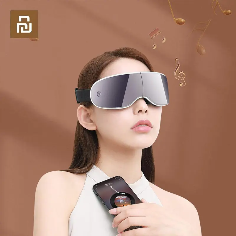 New Youpin Momoda Eye Massager Eye Protector Fold Visible Type-C Charge 3DMassage Head 12000min High Frequency Vibration