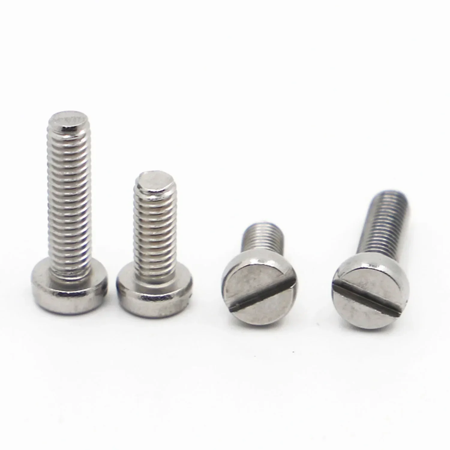 10/20/50 шт. M1.6 M2 M2.5 M3 M4 M5 GB65 A2-70 Нержавеющая сталь с прорезями и головкой винт круглой