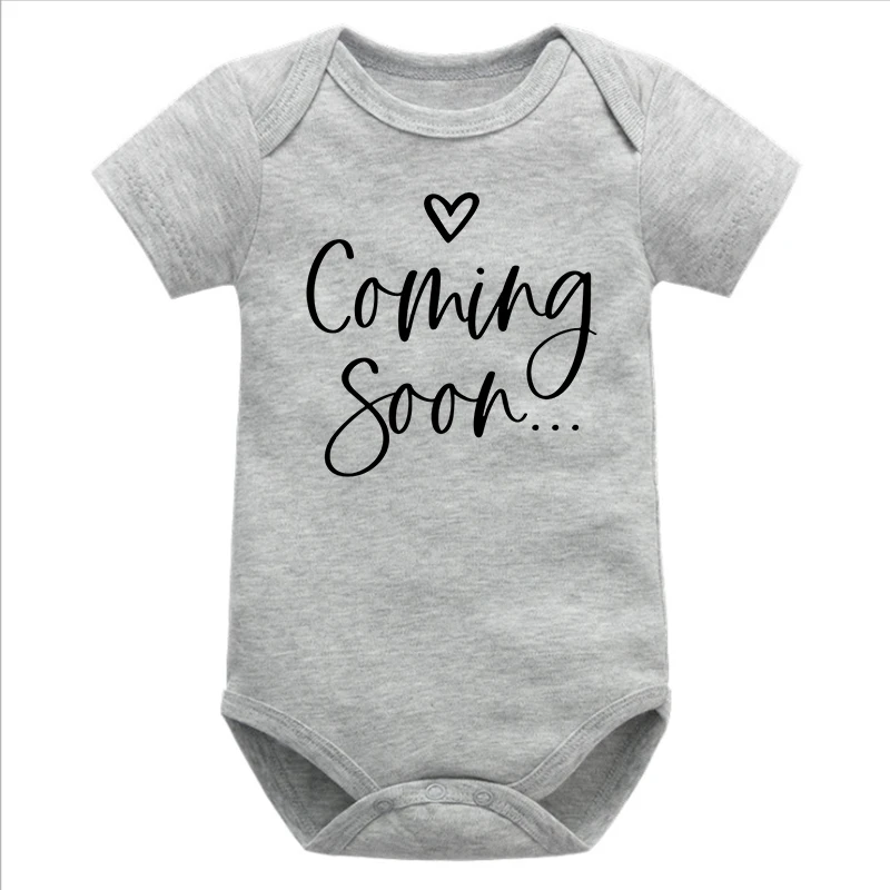 

Coming Soon Baby Romper Pregnancy Announcement Baby Girl Clothes Mama To Be Bodysuit Baby Coming Soon Blessed Mama Baby Onesie m