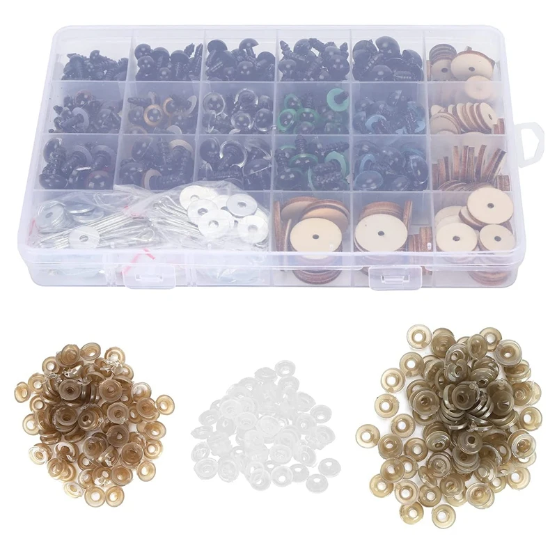 

FBIL-плюшевые куклы, пластиковые глаза для рукоделия с шайбами для маленьких кукол, глаза для плюшевых животных, вязаные игрушки, пластиковые ...