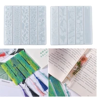 bookmark resin mold diy craft rectangular silicone bookmark mold casting mould jewellery making office supplies art decoration