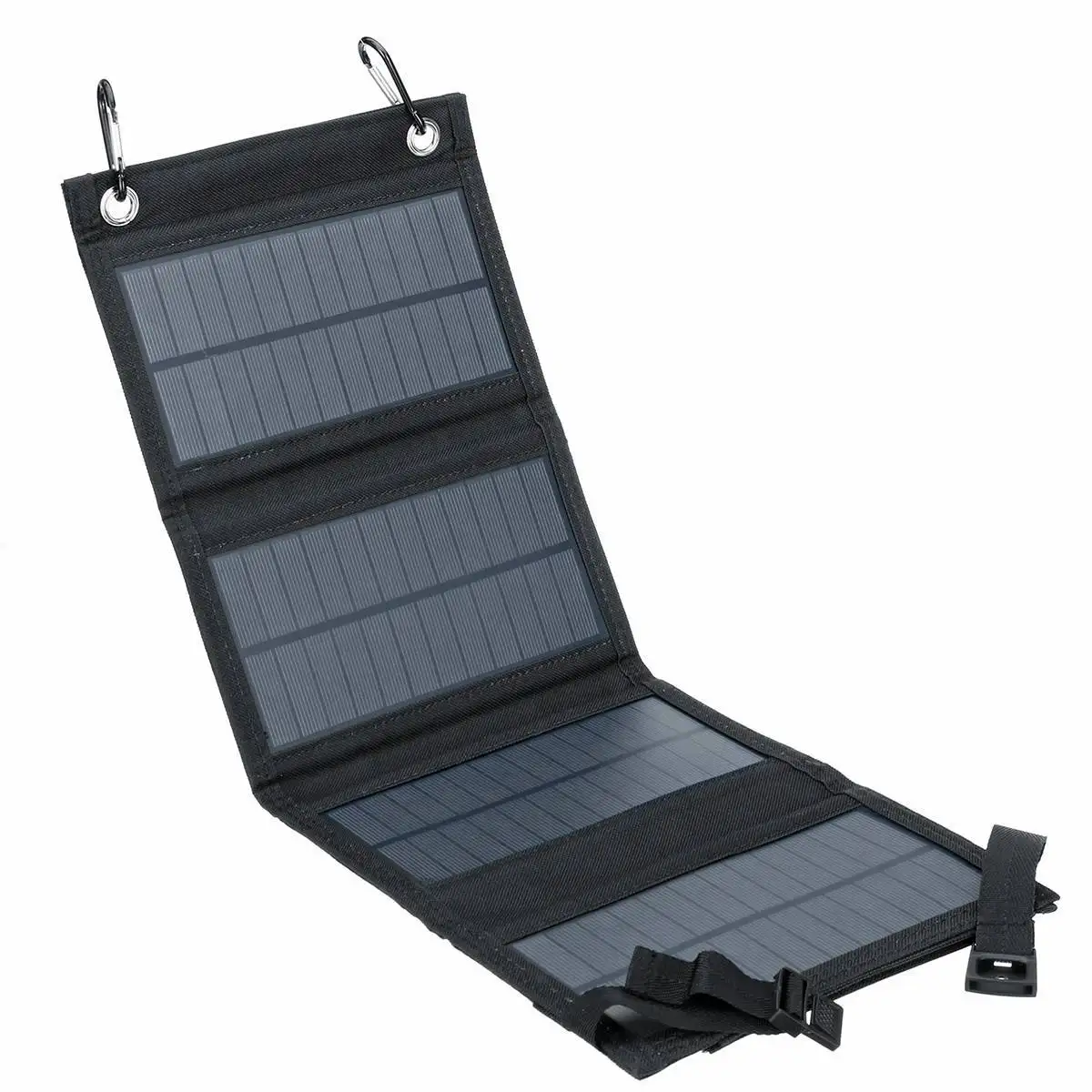 sun power 50w 5v foldable solar panel solar cells folding pack 10 in1 usb cable portable solar battery charger for phone camping free global shipping
