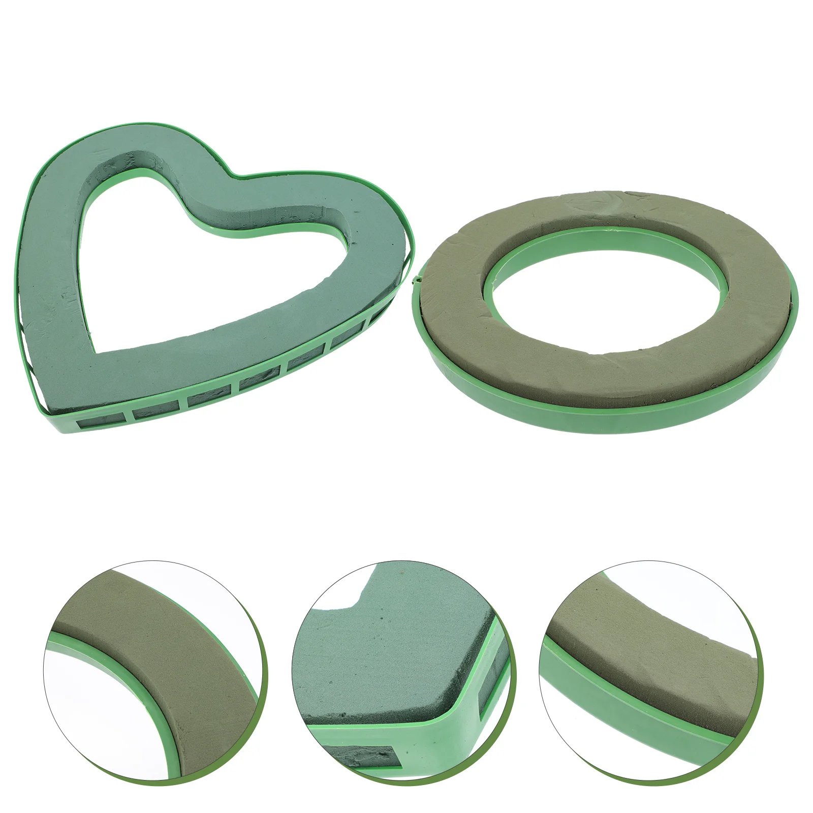 

2 Sets Flower Mud Tray Leakproof Round Sucker Floral Foams Tray Flower Tray Flower Arrangement Tray with Mud