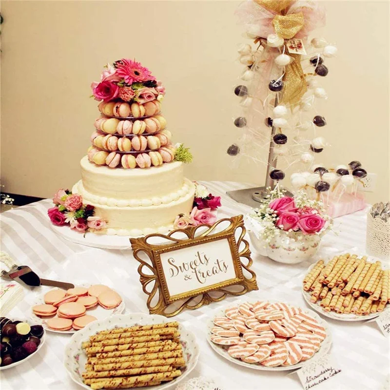 6/10 ярусов демонстрационная стойка для макарон прозрачная башня макарона поднос