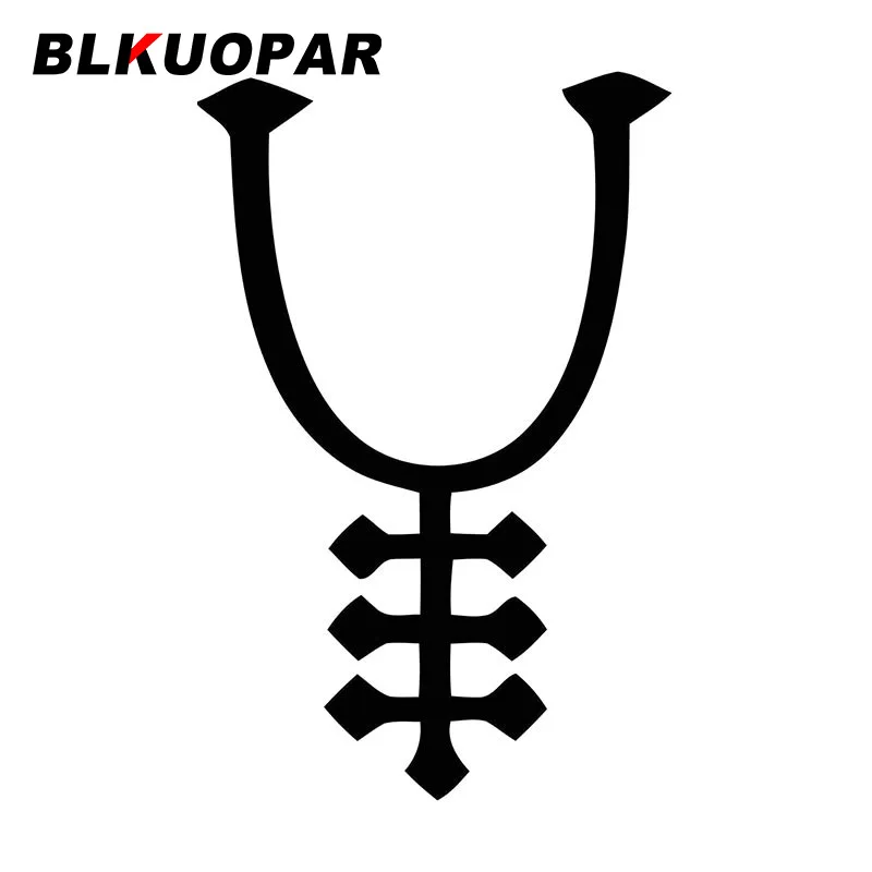 

BLKUOPAR Alchemy Асимметричный символ Автомобильная наклейка индивидуальная Солнцезащитная наклейка Водонепроницаемая забавная оконная декорац...