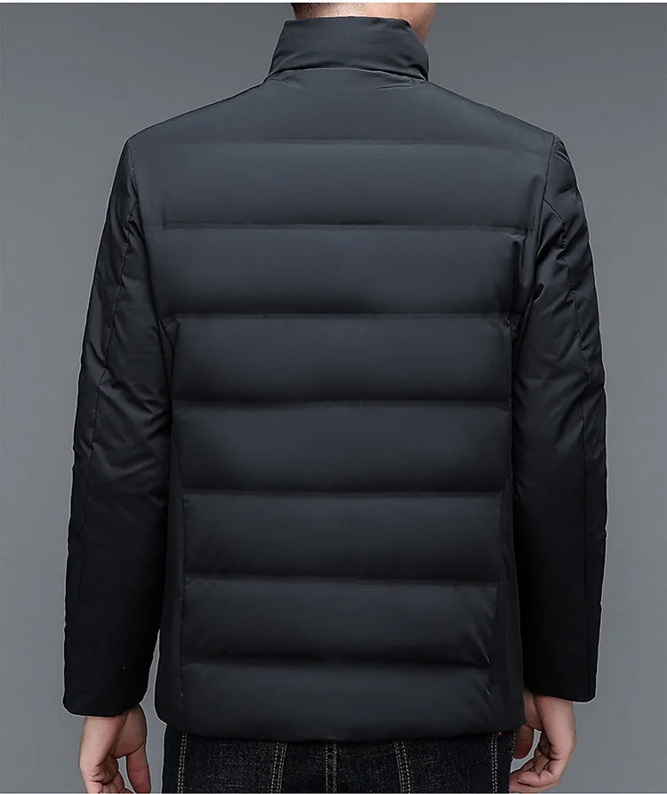 2022 New High End Down Jacket Men Winter Thickened Warm White Eiderdown Coat Korean Loose Casual Down Jacket Men's Clothes