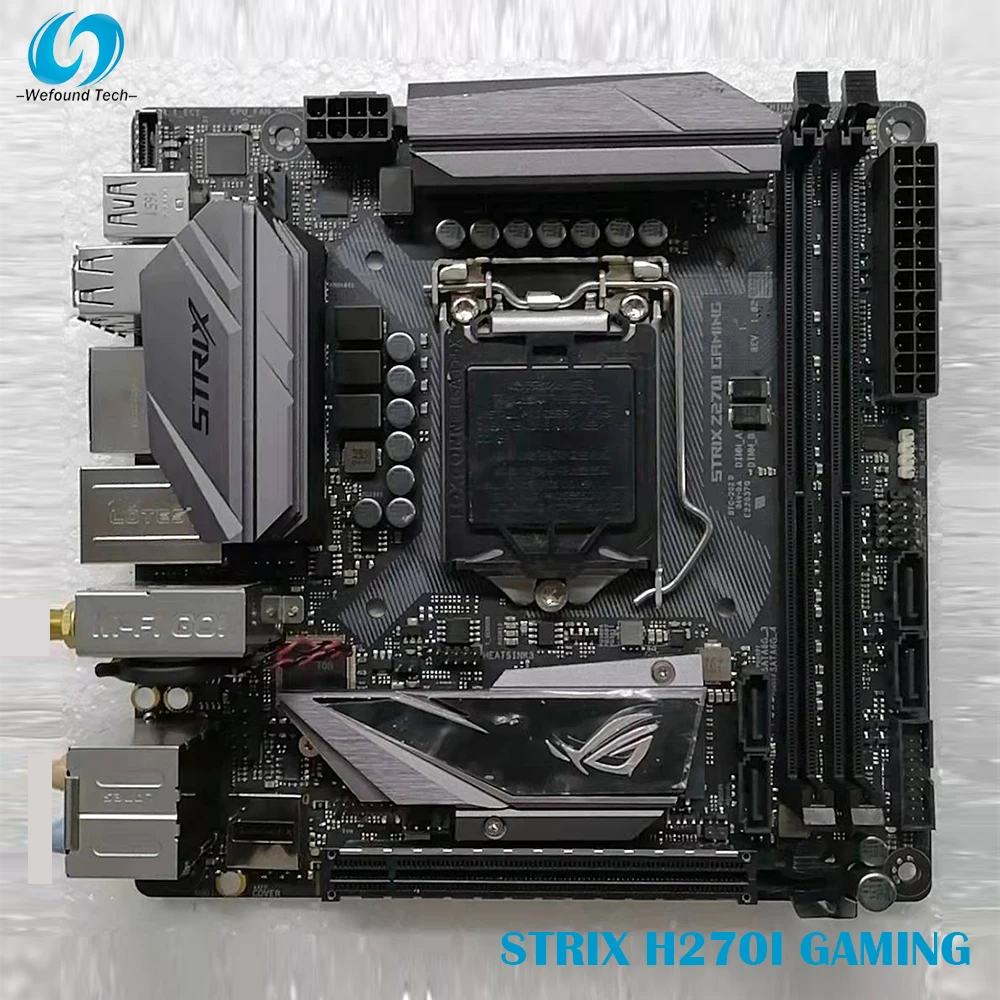 

Игровая материнская плата STRIX H270I для ASUS LGA1151 DDR4 32 Гб PCI-E 3,0 SATA3 14 нм, протестирована, быстрая доставка