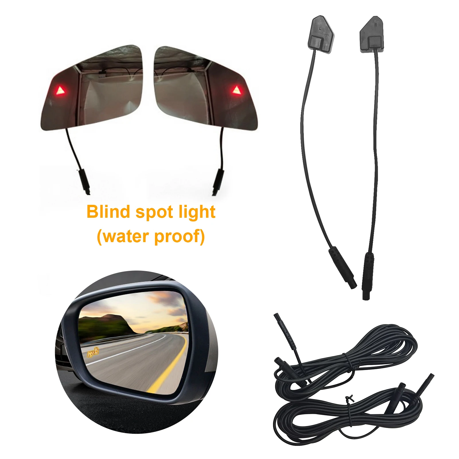 

Vehicle Warning Lights Millimeter Wave-Radar BSD Blind Spot Detection System Accessories Monitoring Assistant Change Lane Safer