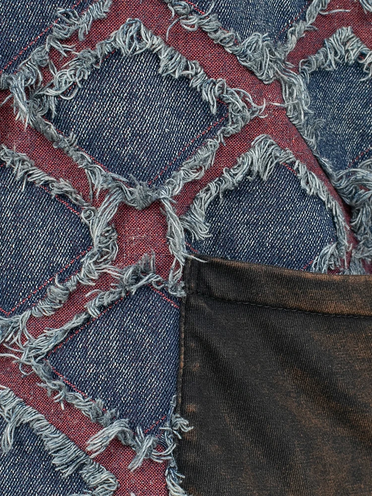 Женский Осенний модный костюм в стиле ретро с эффектом потертости жилет без