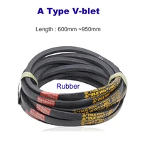 v belt a type black rubber industrial agricultural machinery automotive equipment v belt a 500mm a 950mm transmission belt