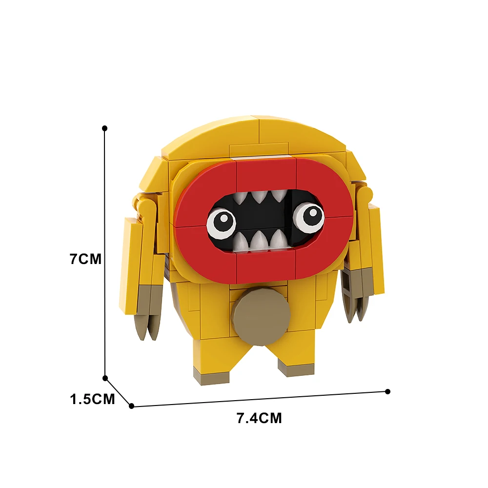 Конструктор Moc Game JOYVILLE Wooly Bully антагонист монстр искусственные игрушки для детей